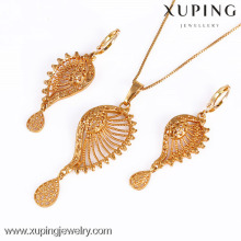 61177-Wholesale Imitation Xuping bijoux en or ensemble de bijoux
